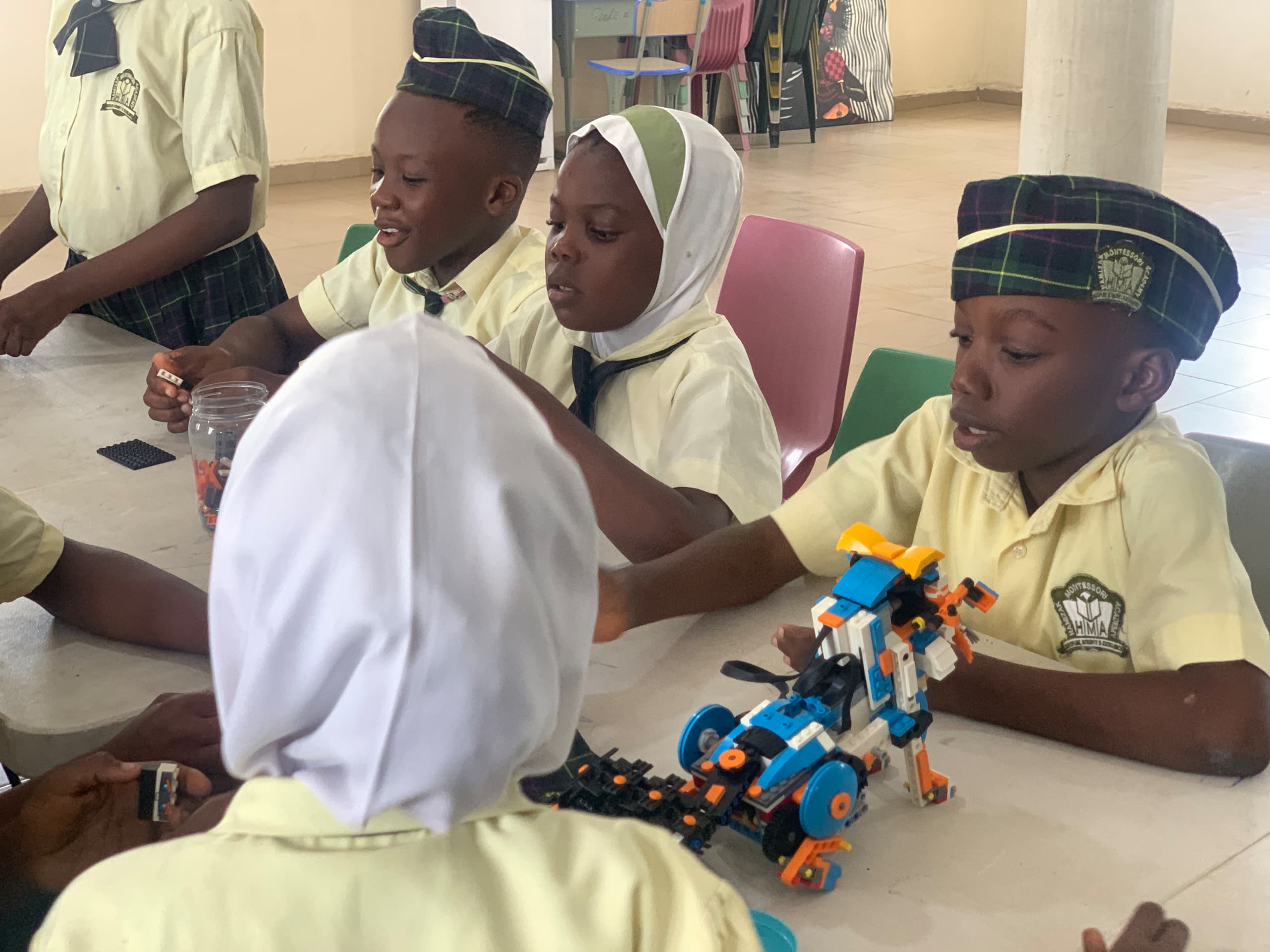 STEM Robotics – Students Building & Coding Robots