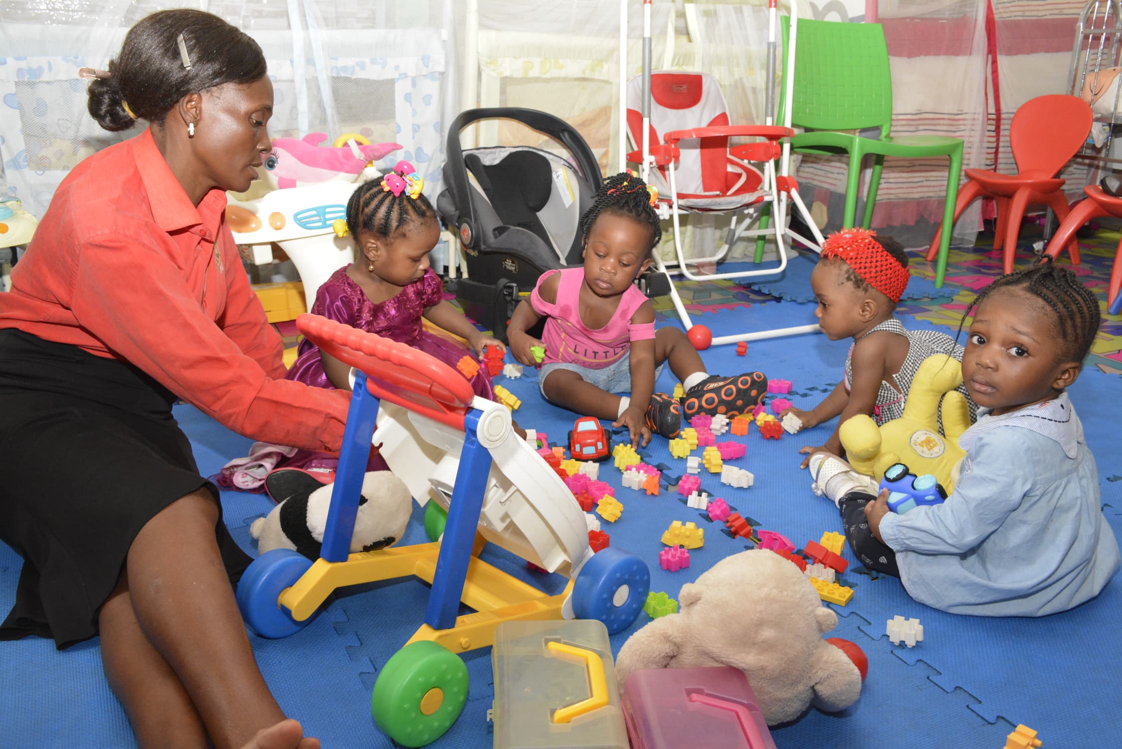 Early Years – Teacher Engaging Toddlers in Play